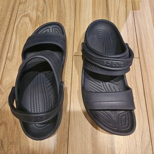 Black Crocs Sandals